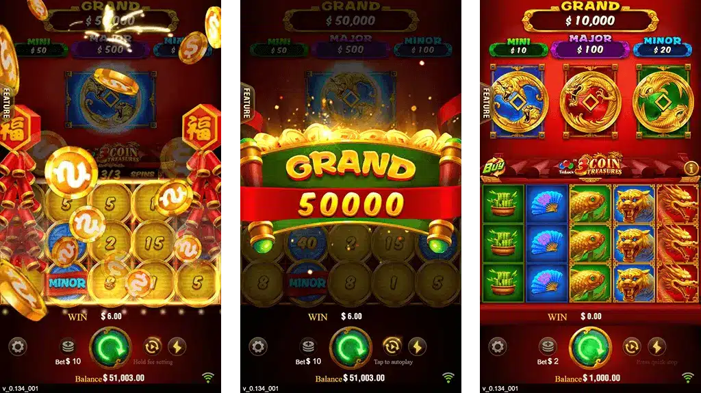 3 Coins Pb77App Bonus
